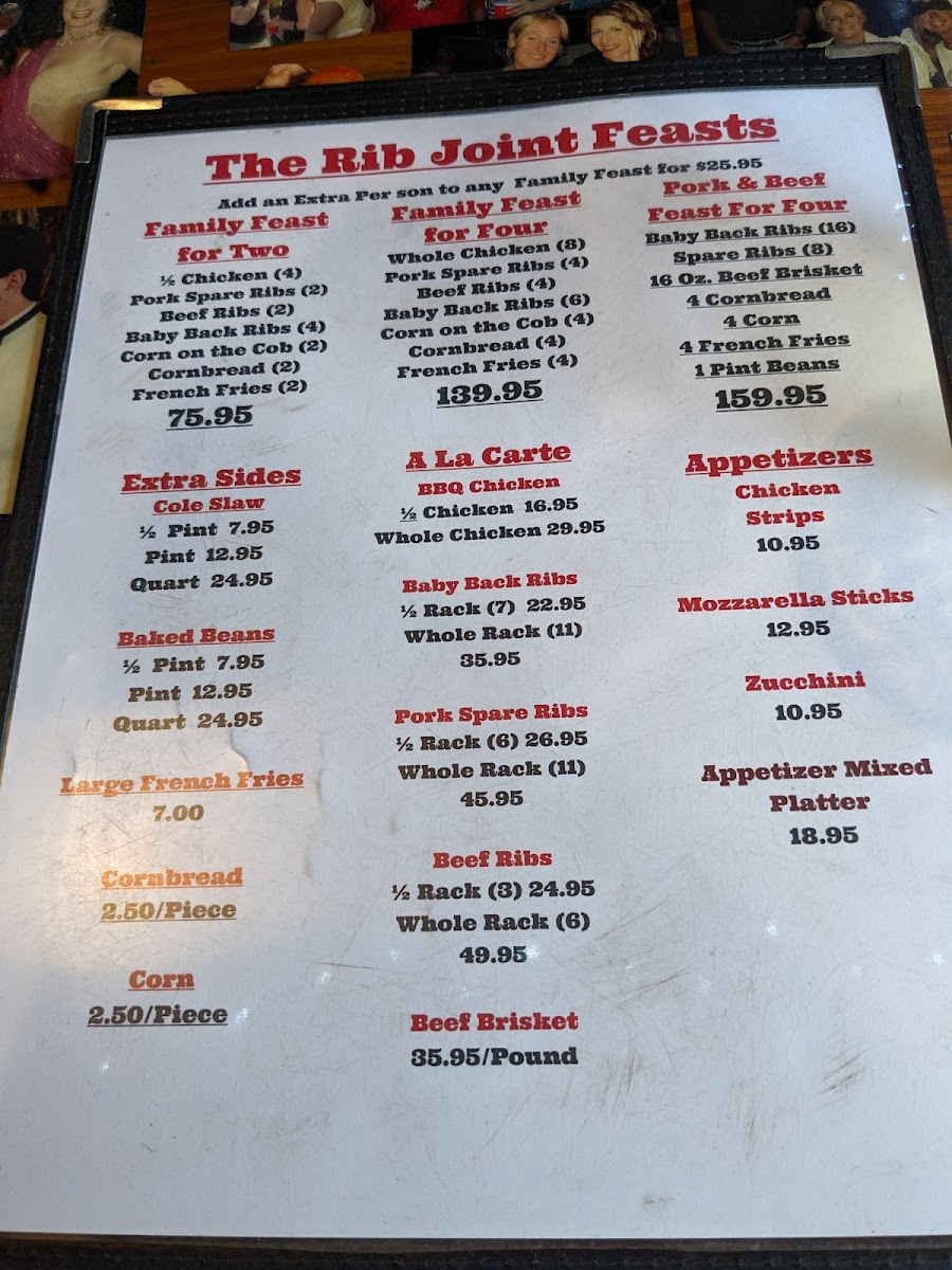 Menu The Rib Joint Roadhouse-2