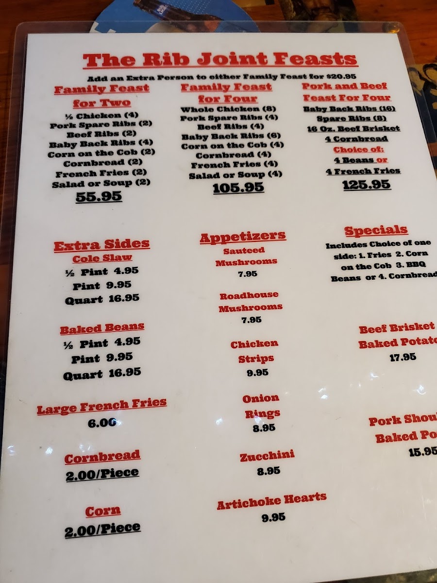 Menu The Rib Joint Roadhouse-4